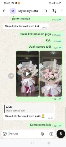 Testimonial Buket Bunga sarimahi