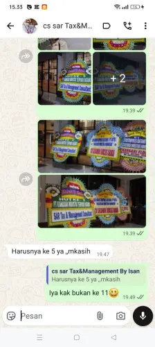 Testimonial Papan Bunga sarimahi